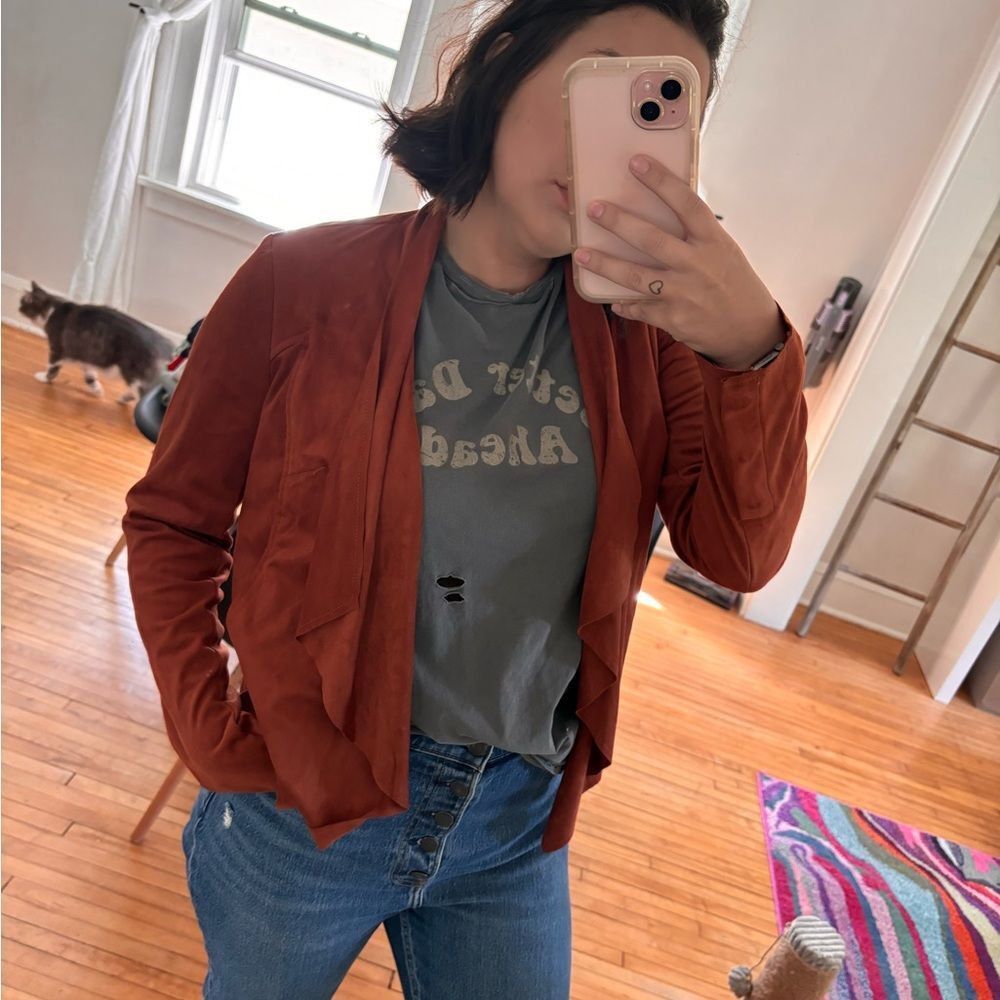 Kut from The Kloth Rust Suede Jacket